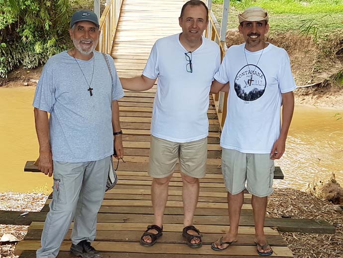 Con los Hnos José Luis y Antonio