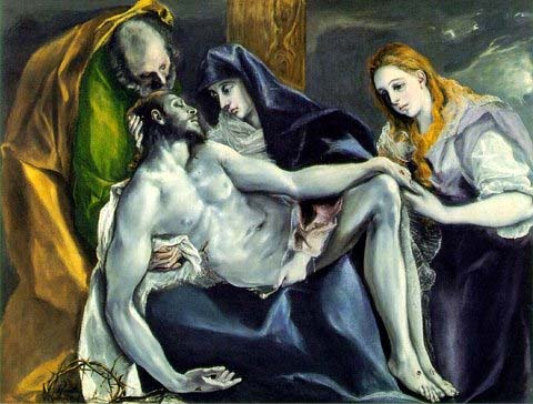 Piedad. El Greco