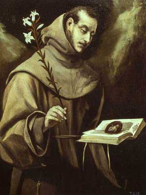 San Antonio de Padua. El Greco